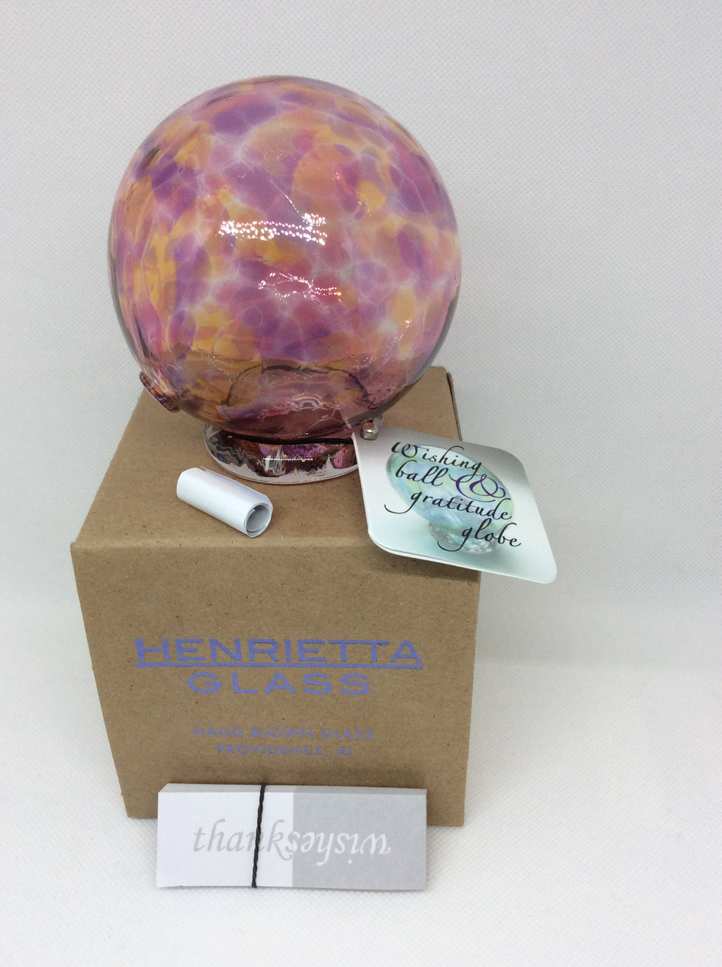 Gratitude Glass Globe