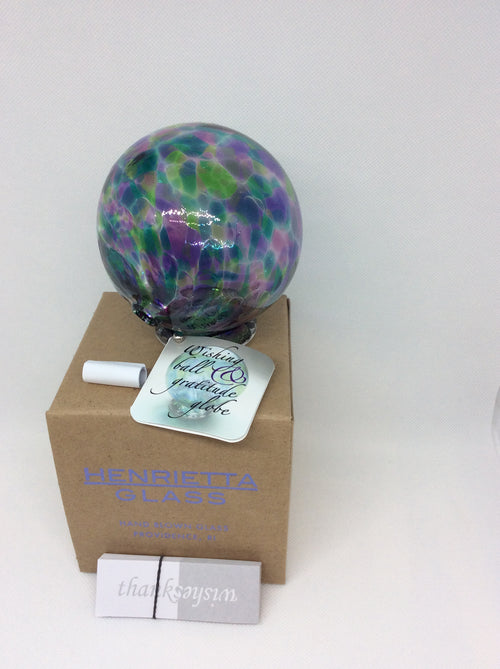 Gratitude Glass Globe