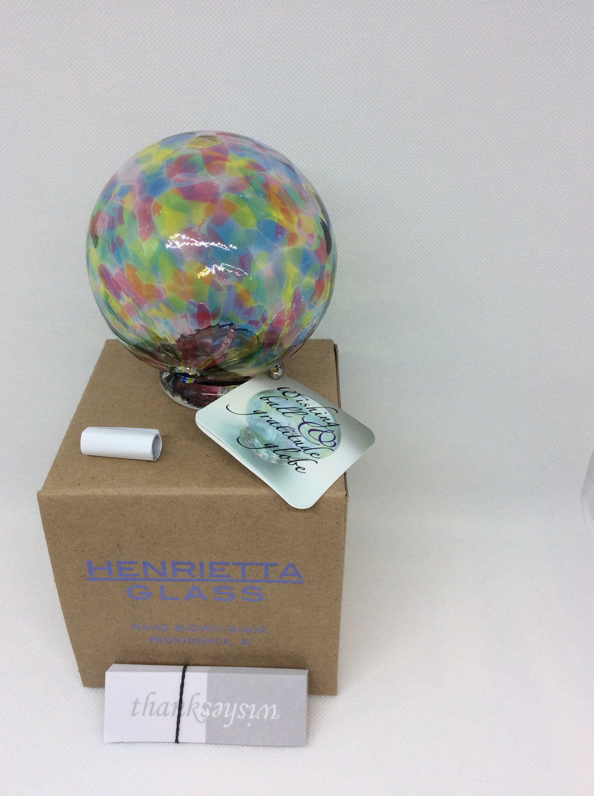 Gratitude Glass Globe